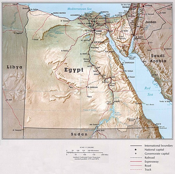 Egypt Map