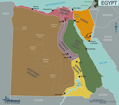 Egypt Regions Map