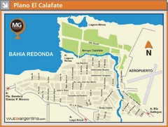 El Calafate City Map