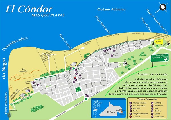El Condor Tourist Map