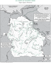 El Corte de Madera Open Space Preserve Map