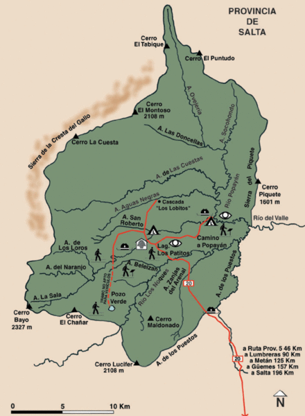 El Rey National Park Map