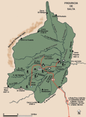 El Rey National Park Map El Rey National Park Map