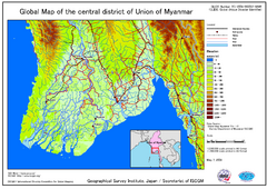 Elevation Map Central Distrisct of Union of... Elevation Map Central Distrisct of Union of...