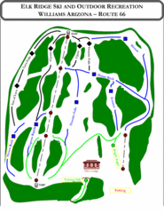 Elk Ridge Ski Trail Map