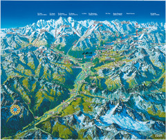 Engadin St. Moritz Region Summer Map