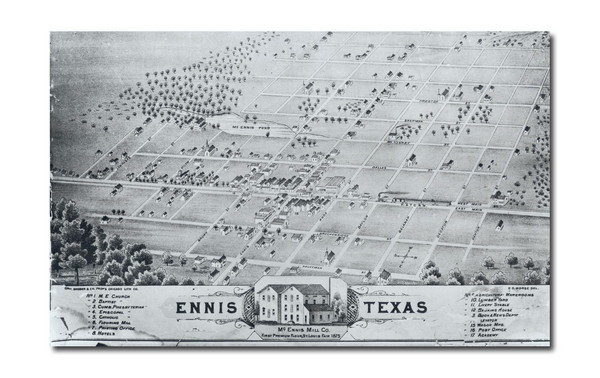 Ennis City Map