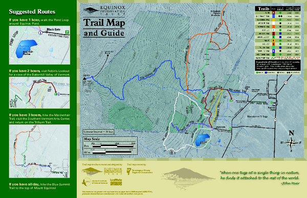 Equinox Preservation Trail map