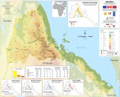 Eritrea Physical Map