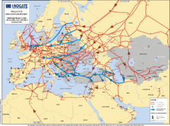 Europe Proposed Natural Gas Pipelines Map