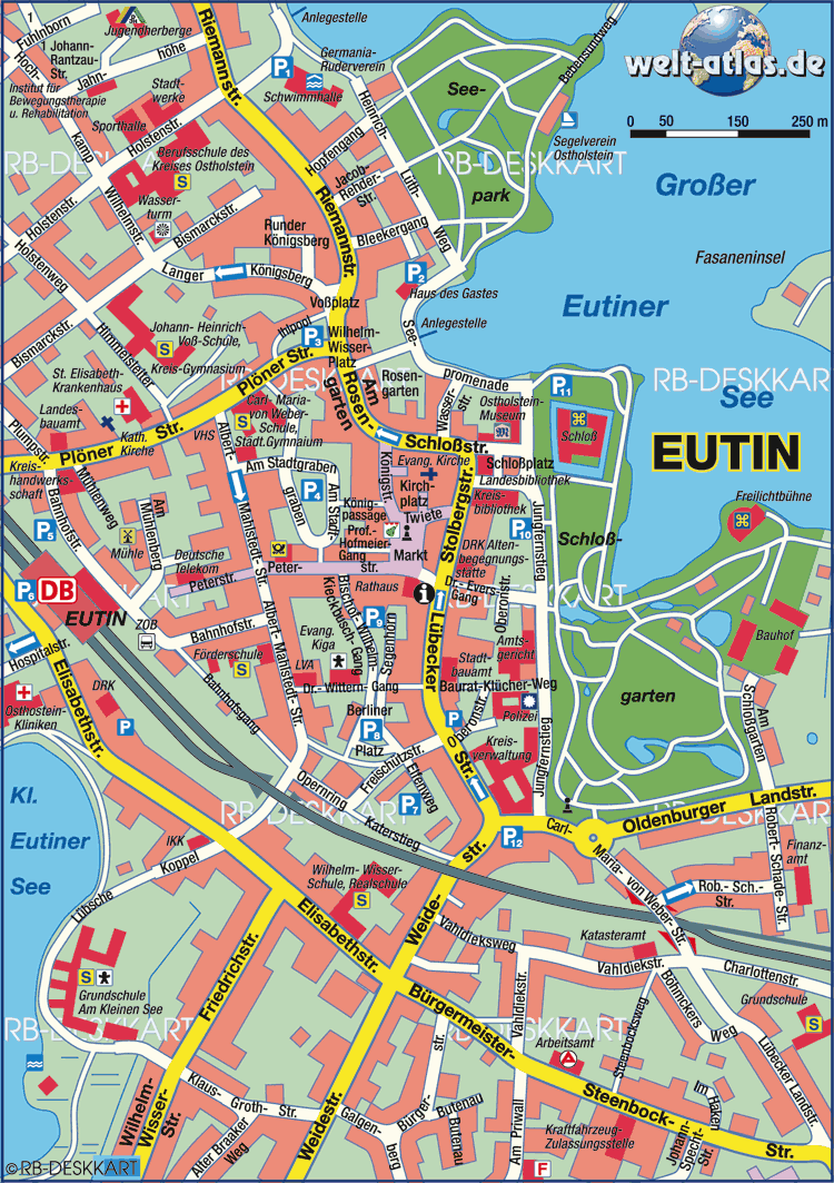 Eutin Map - Eutin Germany • mappery
