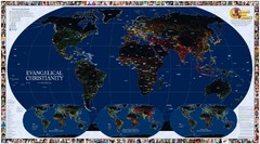 Evangelical Christianity World Map