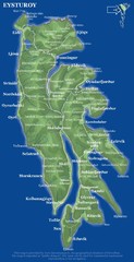 Eysturoy island Map