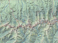 Fagaras Mountains Map