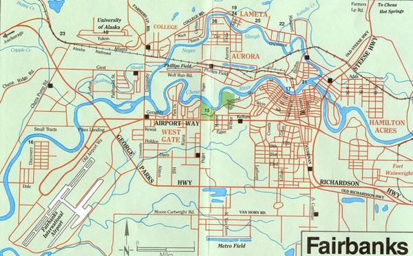 Fairbanks Alaska Map