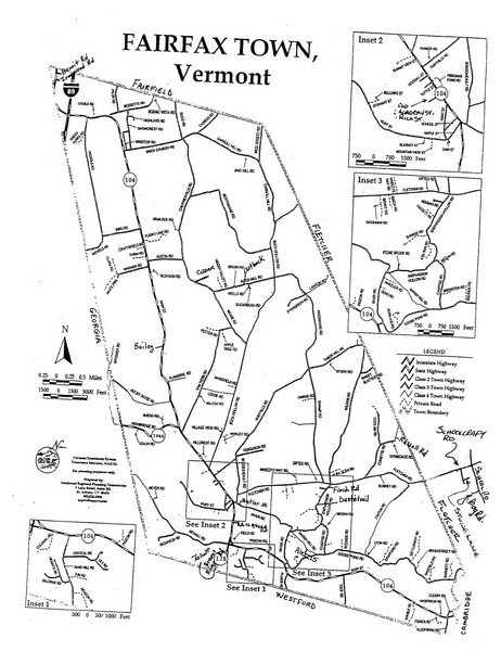 Fairfax Town Map