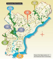 Fairmount Park System Map