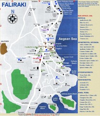 Faliraki Tourist Map