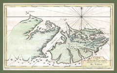 Falkland Islands 1760 Map