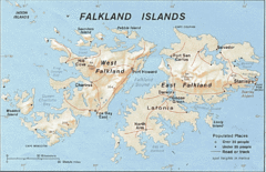 Falkland Islands Tourist Map Falkland Islands Tourist Map