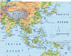 Far East Asia Map Far East Asia Map