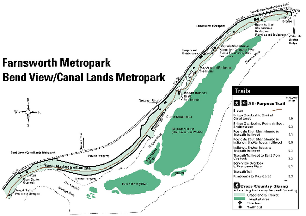 Farnsworth/Bend View Metropark Map