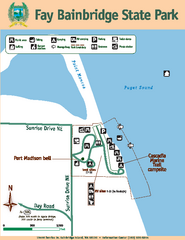 Fay Bainbridge State Park Map