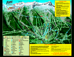 Fernie Alpine Resort 2007 Fernie Summer Map