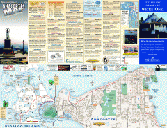 Fidalgo Island tourist map Fidalgo Island tourist map