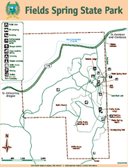 Fields Spring State Park Map