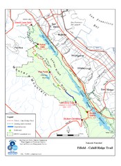 Fifield-Cahill Ridge Trail Map