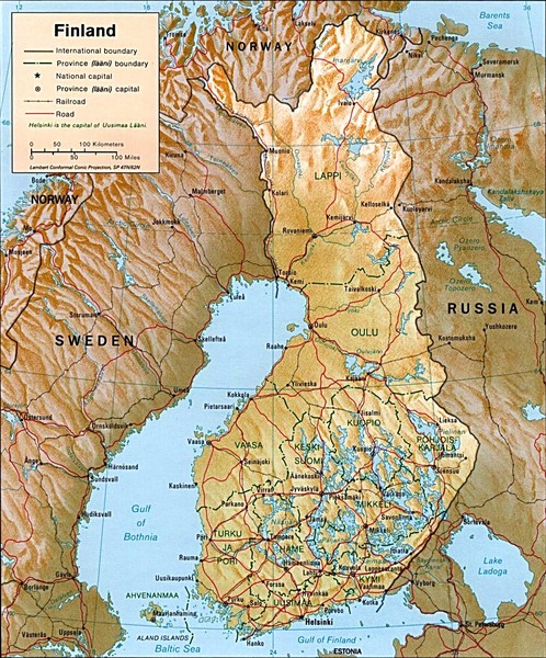 Finland Map