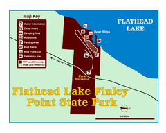 Finley Point State Park Map