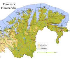 Finnmark County Map