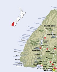 Fiordland Map