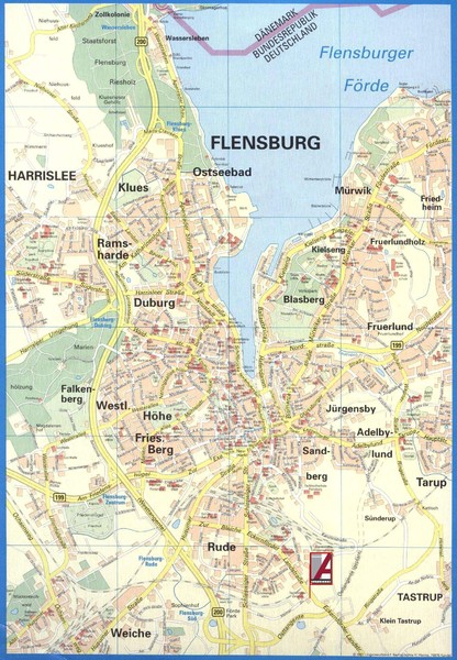 Flensburg Map