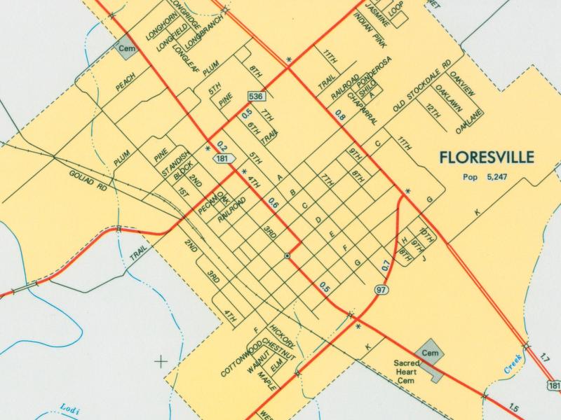Floresville City Map - Floresville Texas • mappery