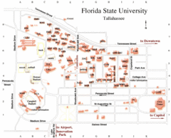 Florida State University Map