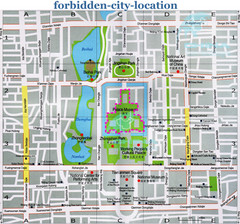 Forbidden City Tourist Map
