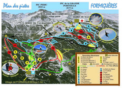 Formiguères Ski Resort Map
