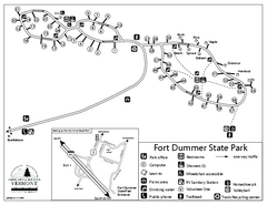 Fort Dummer State Park Campground Map