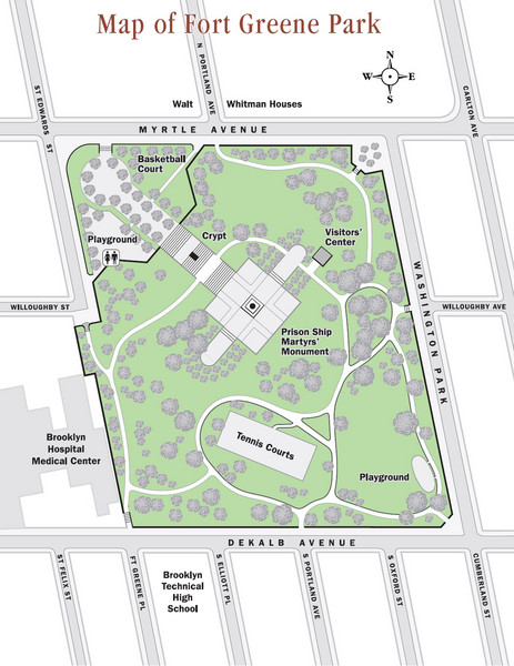 Fort Greene Park Map