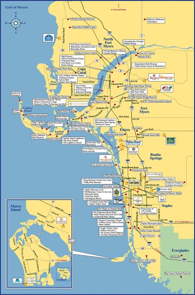 Fort Meyers tourist map