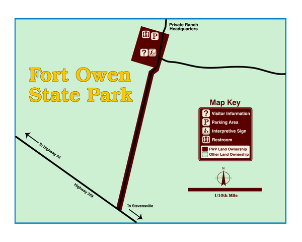 Fort Owen State Park Map