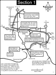 Fort Recovery, OH & beginning of the Wabash River Map