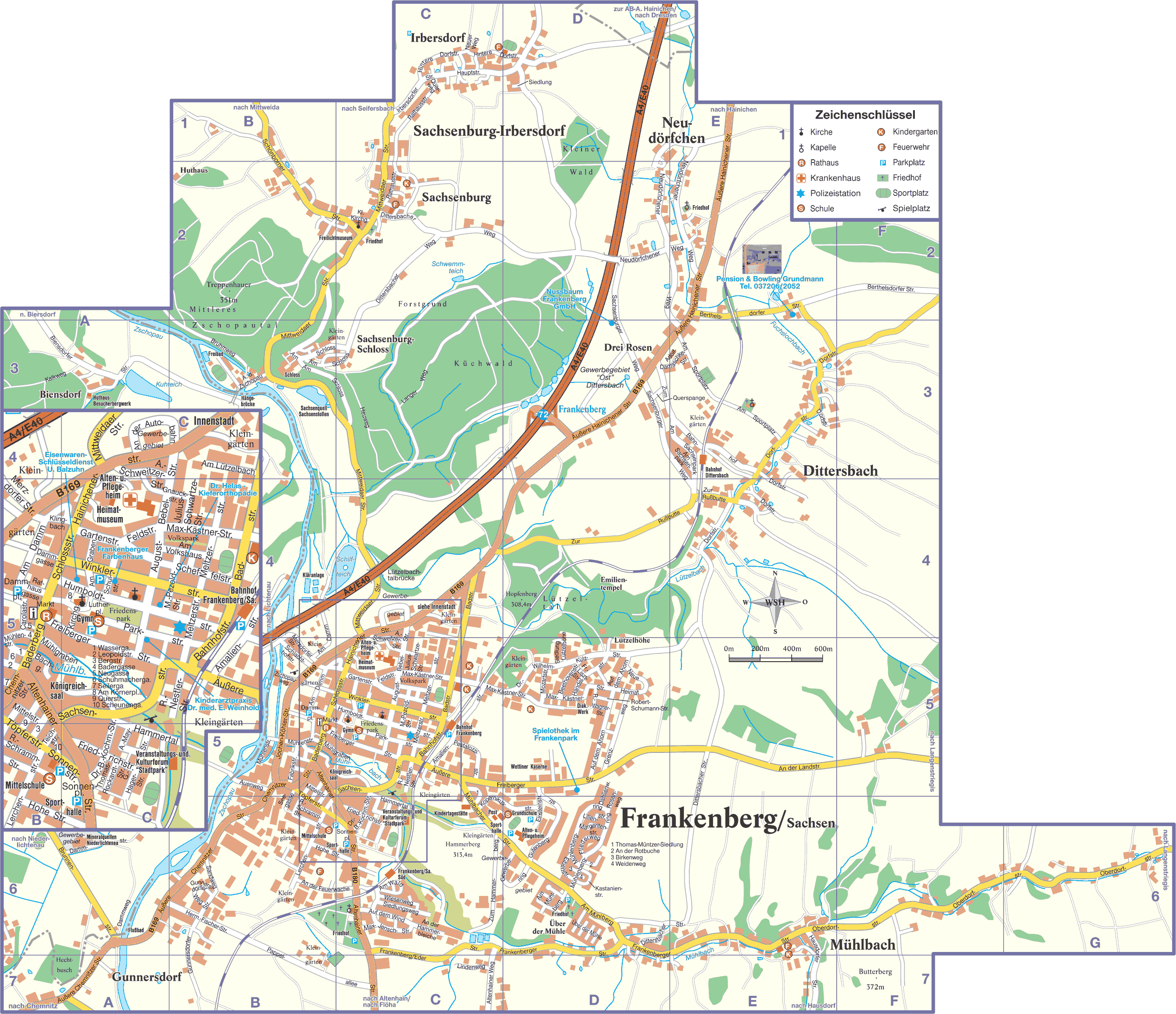 Frankenberg Map - Frankenberg Germany • mappery
