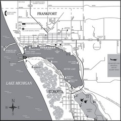 Frankfort-Elberta City Map