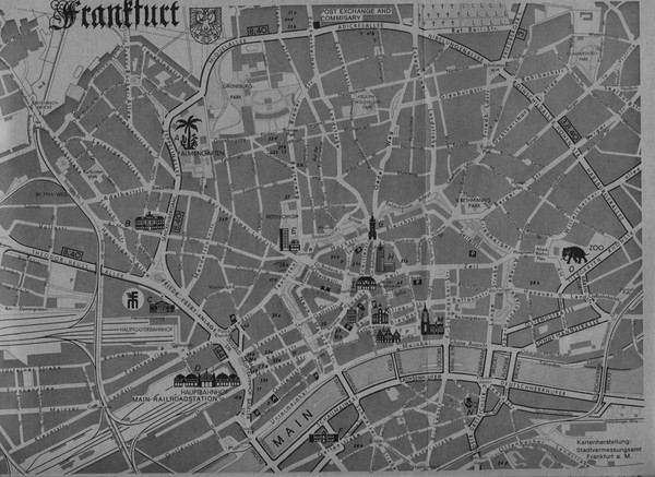 Frankfurt City Map