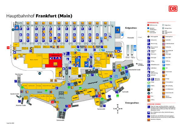 Frankfurt HBf Map