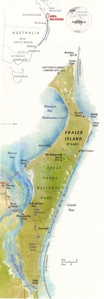 Fraser Island Map